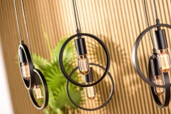Hanglamp Evi 7-Lichts Zwart - Giga Meubel