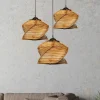Hanglamp Eyice 3-Lichts Bruin