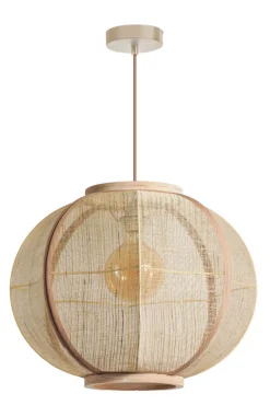Hanglamp Fabric Beige 48cm - Giga Meubel