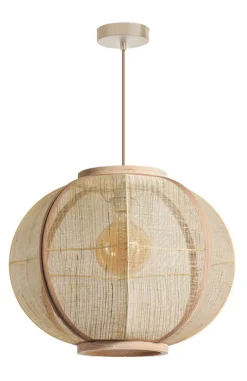 Hanglamp Fabric Beige 48cm - Giga Meubel