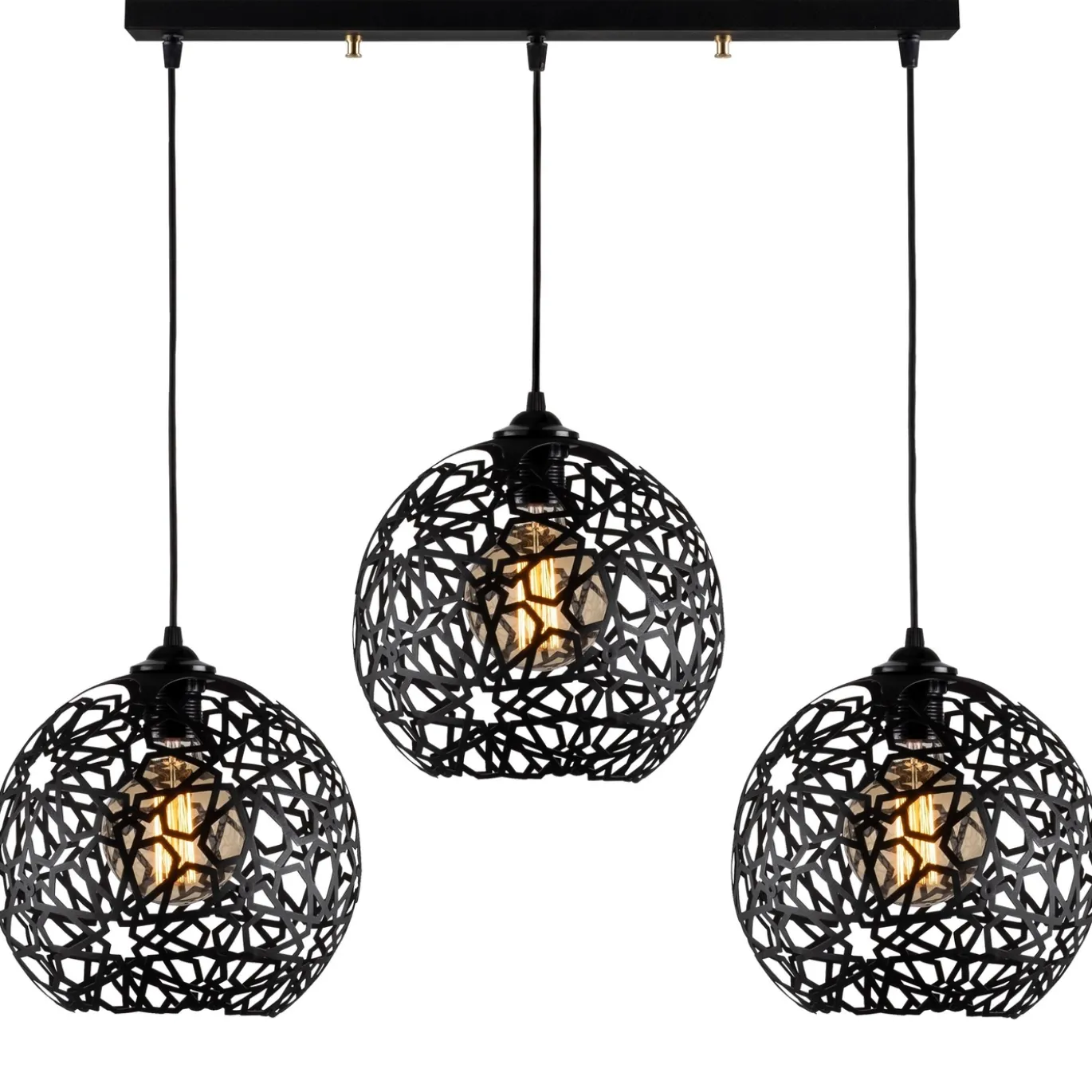 Hanglamp Fellini Zwart 3-Lichts