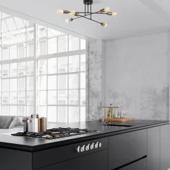 Hanglamp Fleur Metaal Zwart