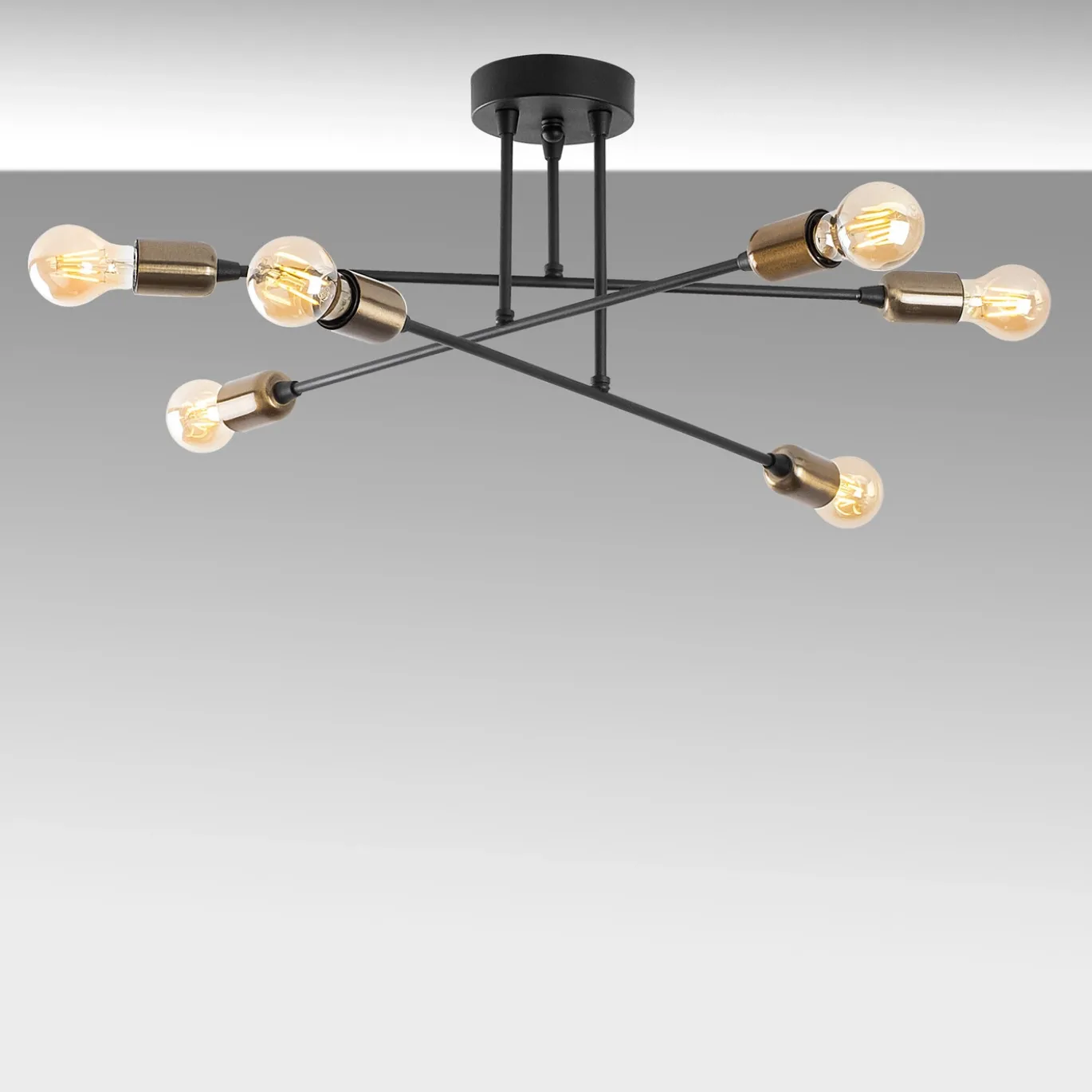 Hanglamp Fleur Metaal Zwart