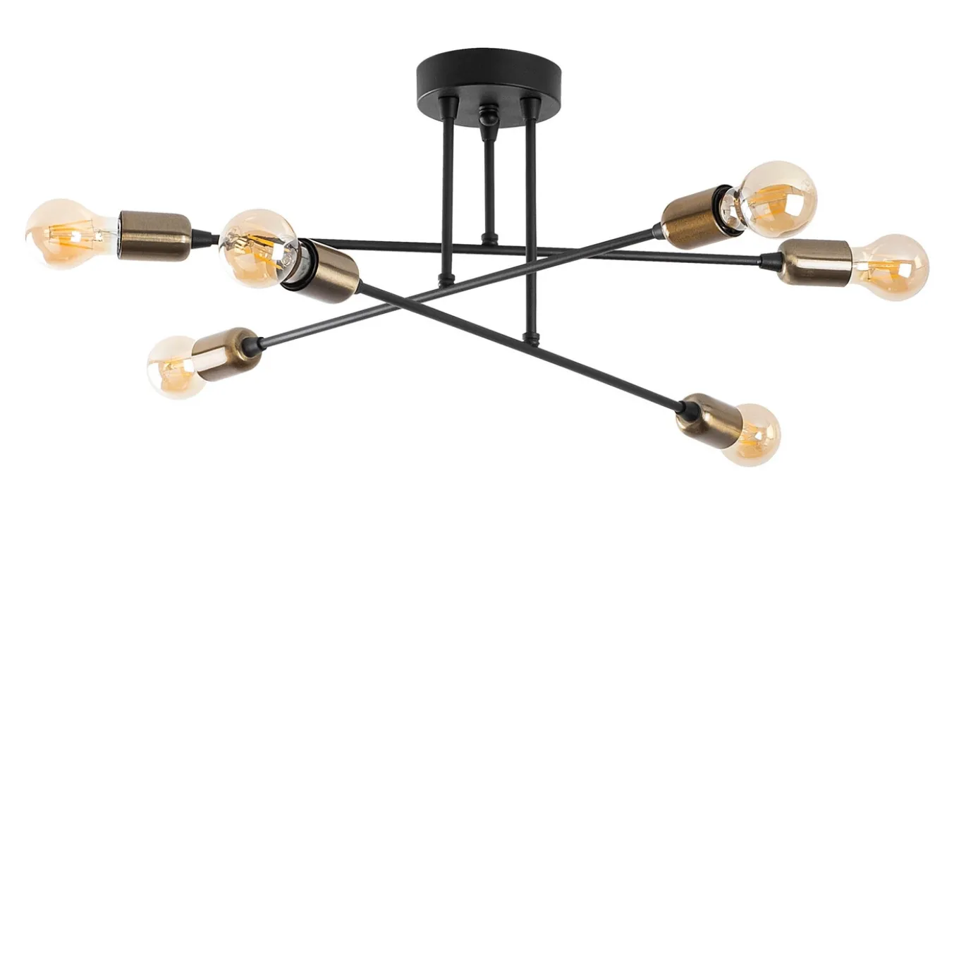 Hanglamp Fleur Metaal Zwart