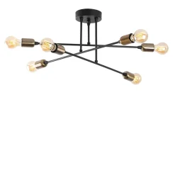 Hanglamp Fleur Metaal Zwart
