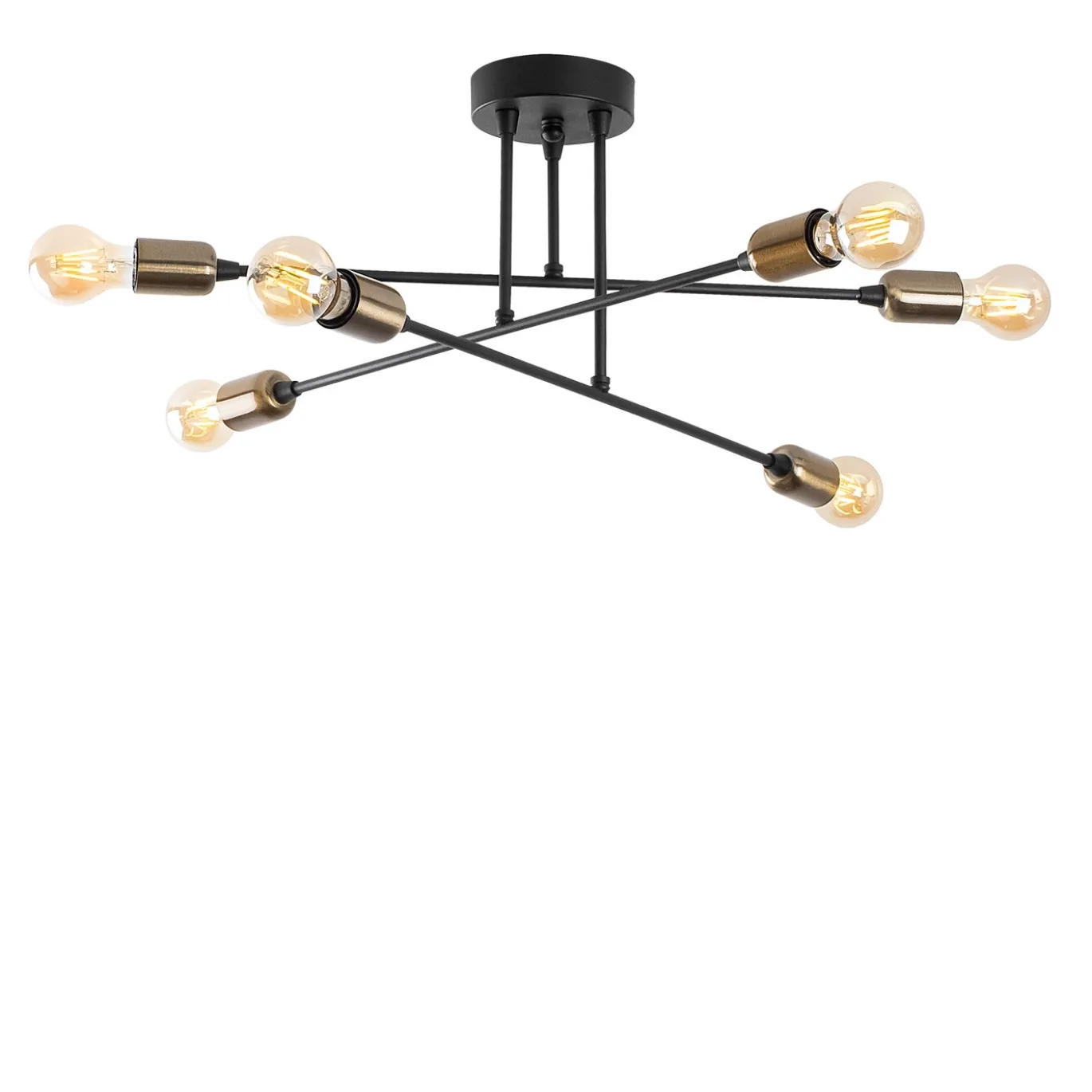 Hanglamp Fleur Metaal Zwart