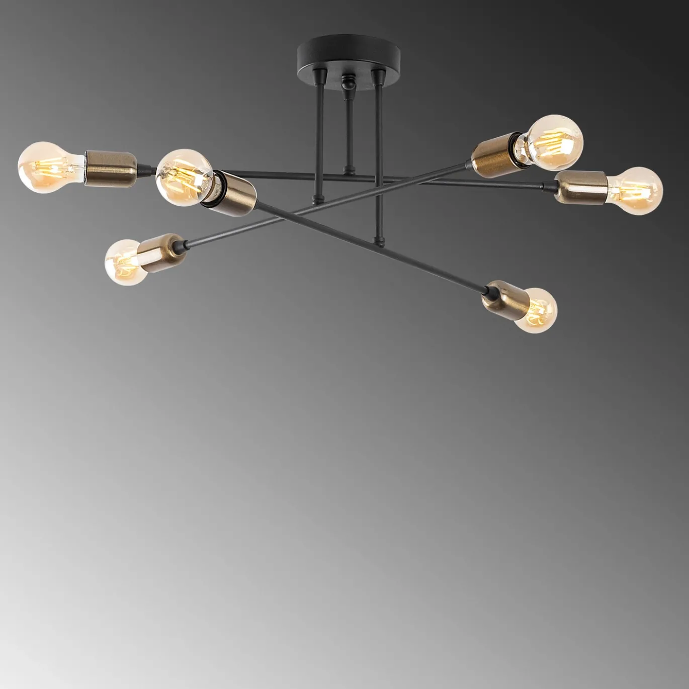 Hanglamp Fleur Metaal Zwart