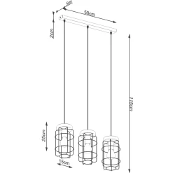 Hanglamp Gotto 3-Lichts - Giga Meubel