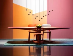 Hanglamp Grace Oval 13-Lichts Zwart - Giga Meubel