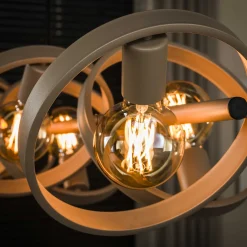 Hanglamp Hover 8-lichts Beige - Giga Meubel
