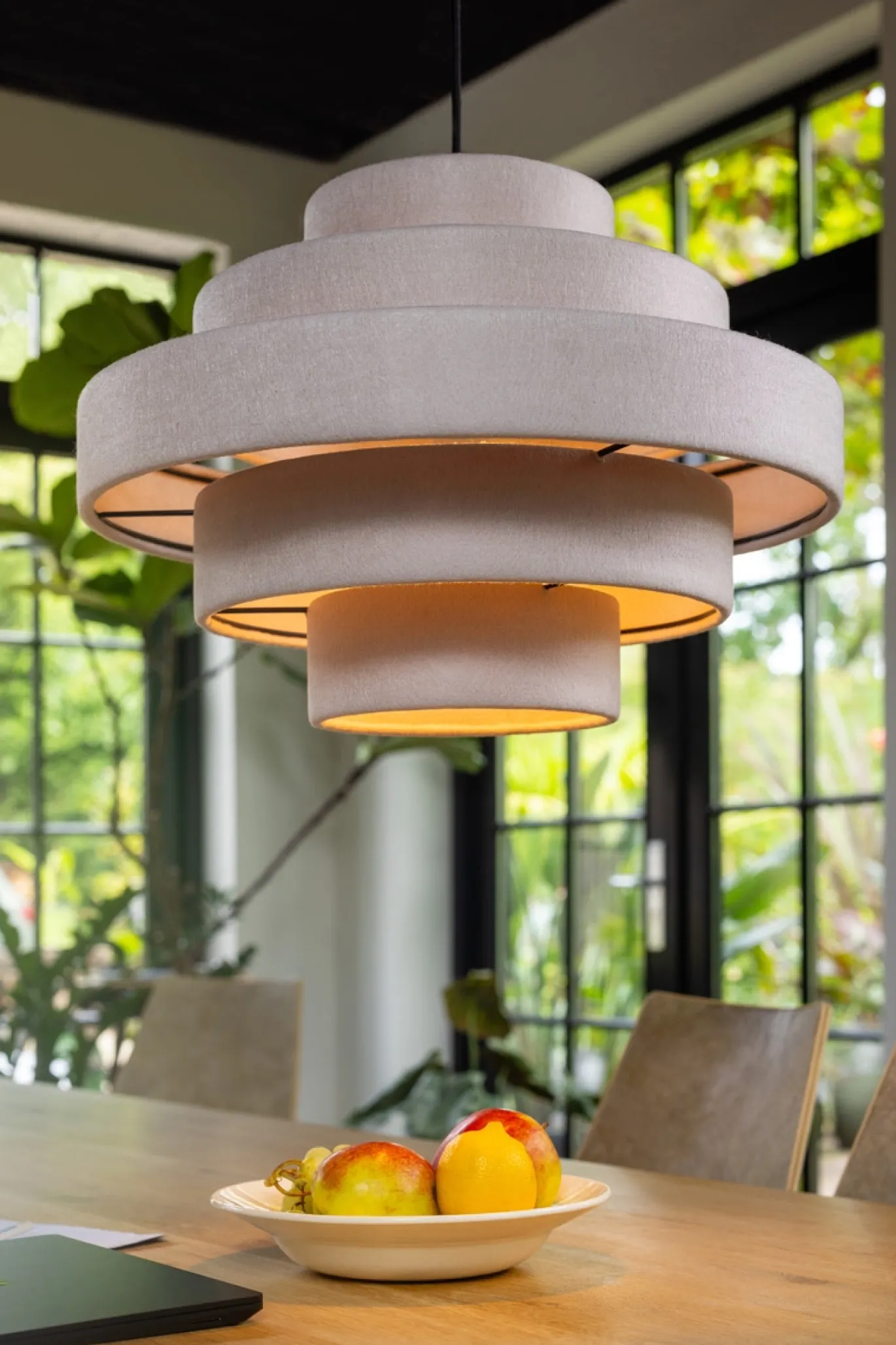 Hanglamp Jones Crème Ø50cm - Giga Meubel