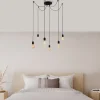 Hanglamp Kabluni Zwart 6-Lichts