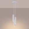 Hanglamp Karbon 3-Lichts Getrapt Wit - Giga Meubel