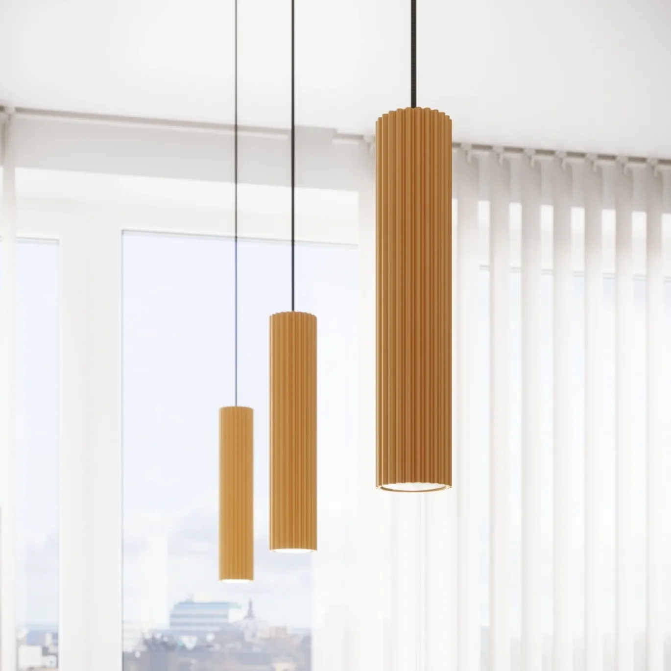 Hanglamp Karbon 2-Lichts Goud - Giga Meubel