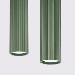 Hanglamp Karbon 2-Lichts Olijfgroen - Giga Meubel