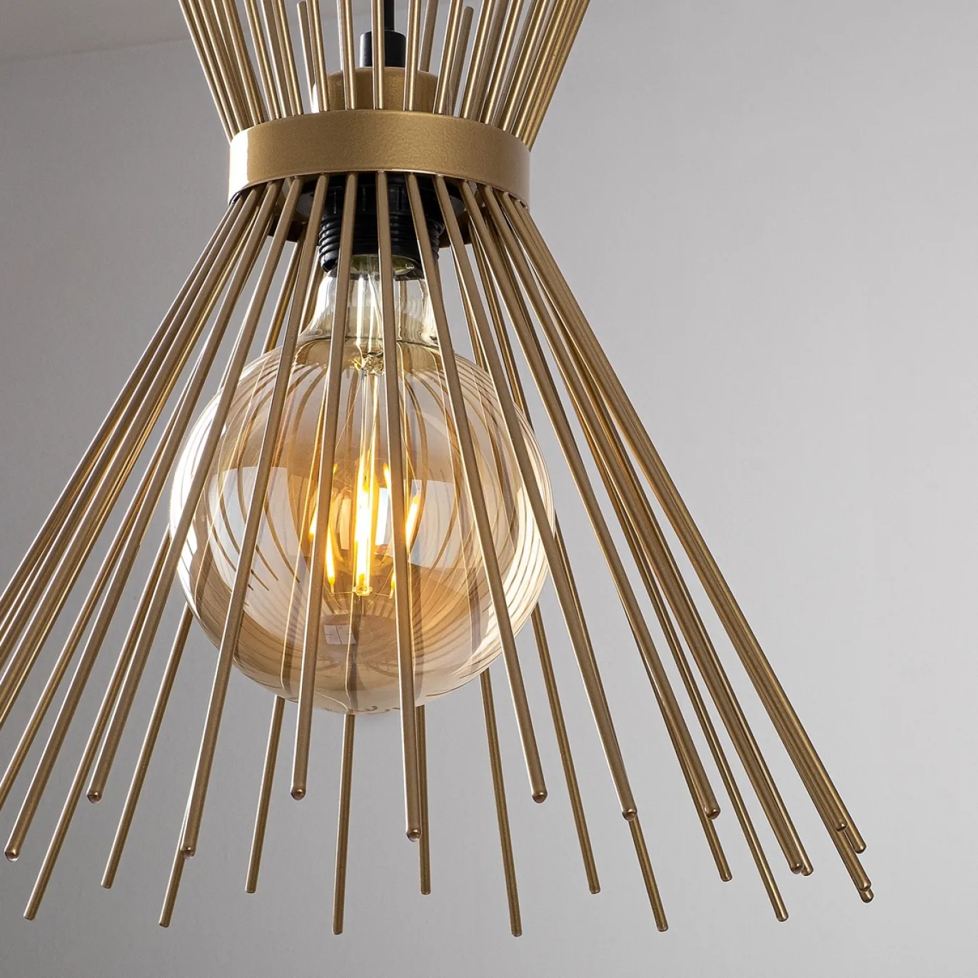 Hanglamp Kirpi Goud 3-Lichts