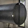 Hanglamp Koker XL 7-Lichts Mesh Zwart - Giga Meubel