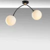 Hanglamp Kromozom 2-Lichts Wit/Zwart
