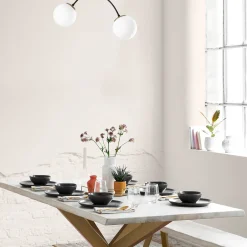 Hanglamp Kromozom 2-Lichts Wit/Zwart