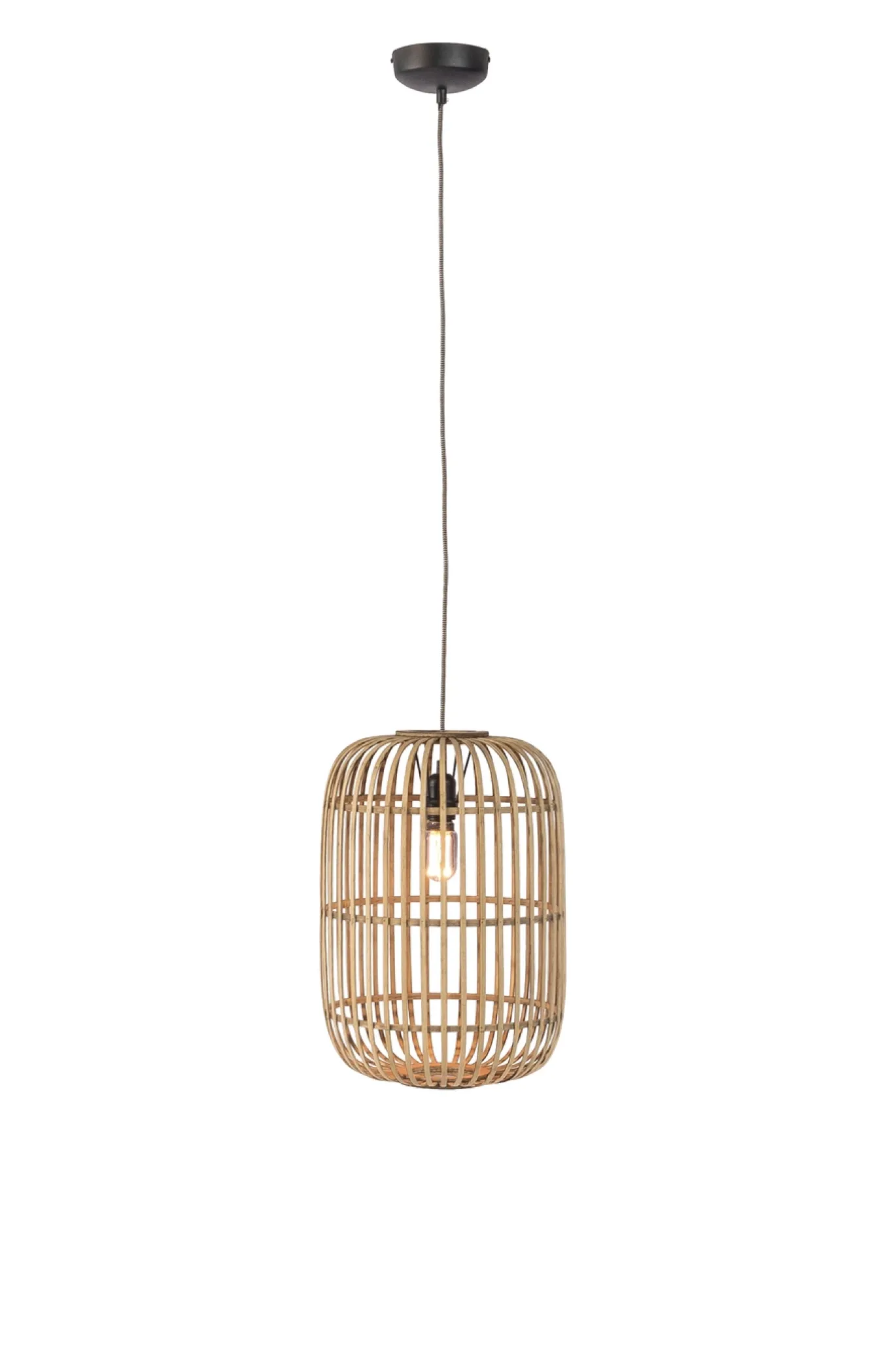 Hanglamp Lana 1-lichts Zwart - Giga Meubel