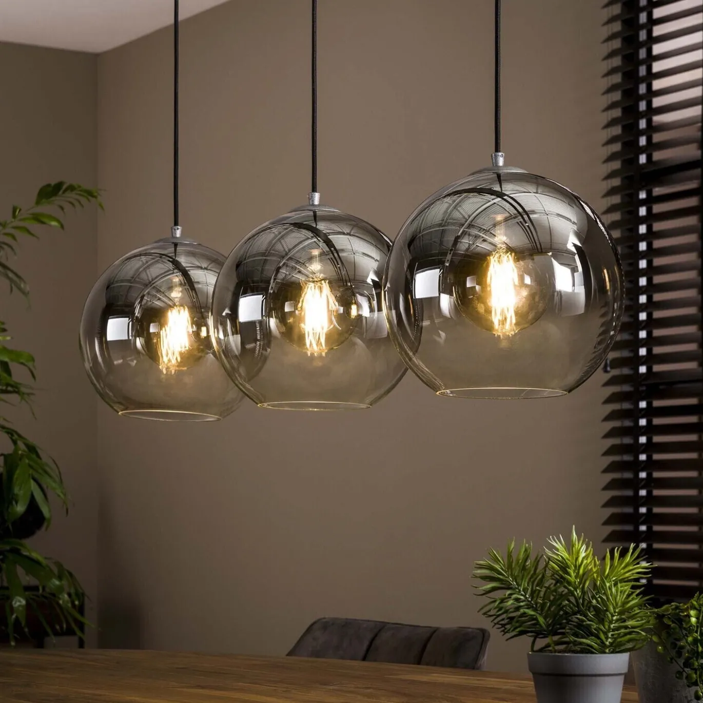 Hanglamp 3L Bubble shaded - Giga Meubel