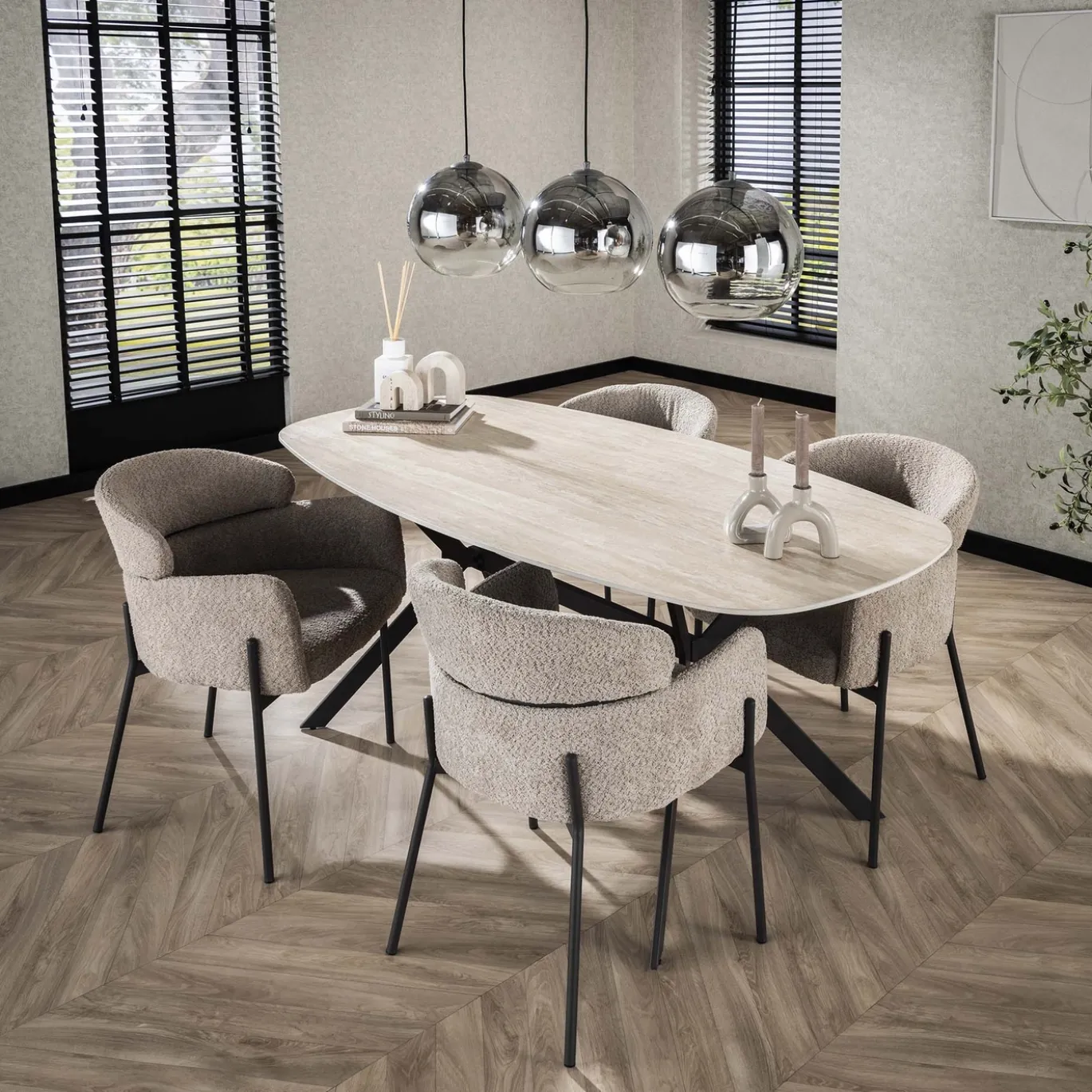 Hanglamp 3L Bubble shaded - Giga Meubel