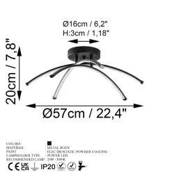 Hanglamp Ledbanana Zwart