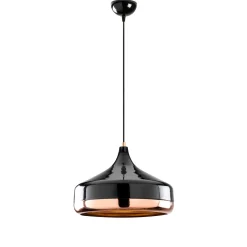 Hanglamp 1-Lichts Yildo Metaal Zwart Koper
