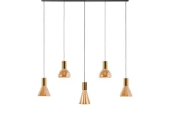 Hanglamp Lisa Zwart/Brons 120cm - Giga Meubel