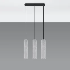 Hanglamp Luvo 3-Lichts Beton - Giga Meubel