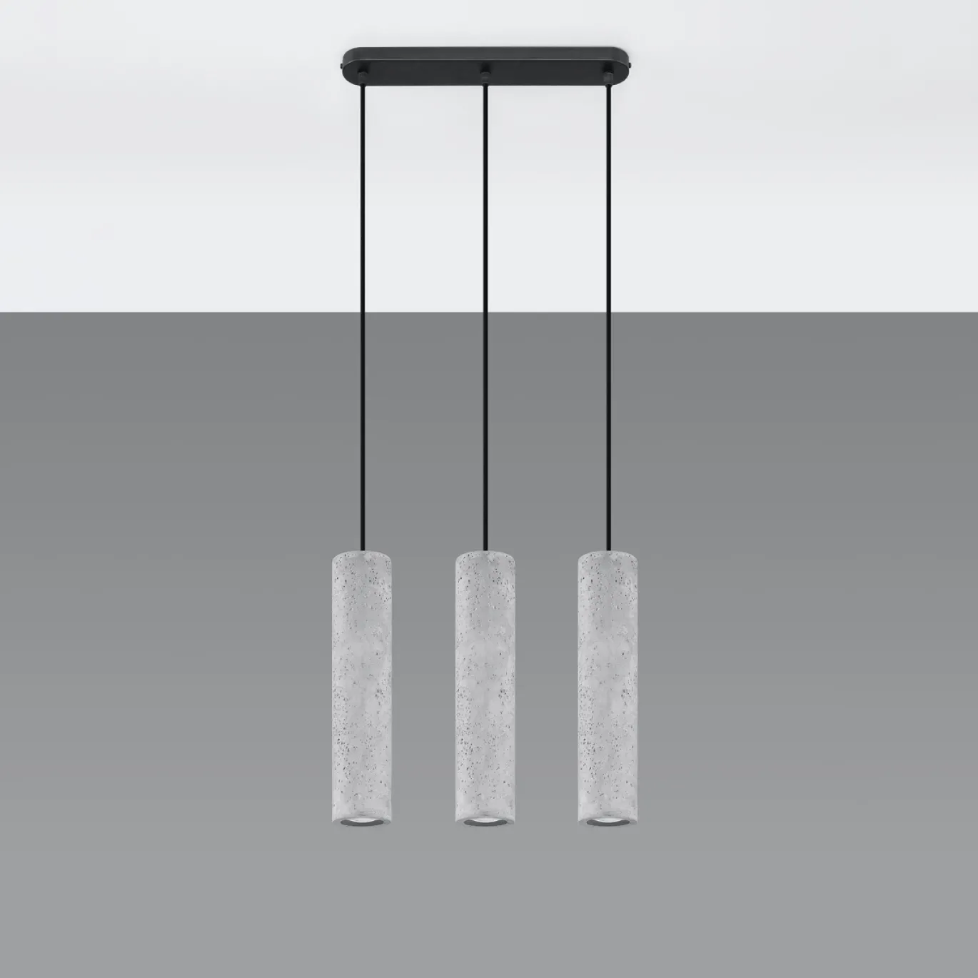 Hanglamp Luvo 3-Lichts Beton - Giga Meubel