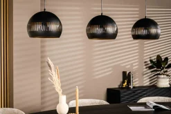 Hanglamp Mackham 3-Lichts Zwart - Giga Meubel