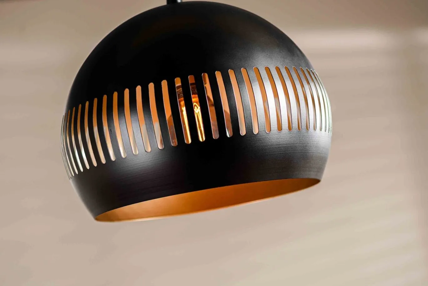 Hanglamp Mackham 3-Lichts Zwart - Giga Meubel