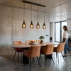 Hanglamp Manuela 4-Lichts Smoke Glas - Giga Meubel