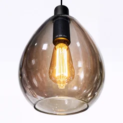 Hanglamp Manuela 4-Lichts Smoke Glas - Giga Meubel