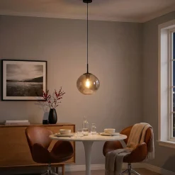 Hanglamp Mats 1-Lichts Smoke Glas - Giga Meubel