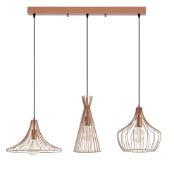 Hanglamp Mezopotamya Koper 3-Lichts