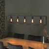 Hanglamp Mikey 5-lichts Zwart - Giga Meubel