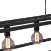 Hanglamp Mikey 7-lichts Zwart - Giga Meubel