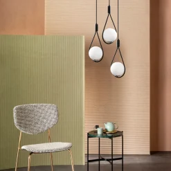 Hanglamp Mudoni Drop 3-Lichts Zwart