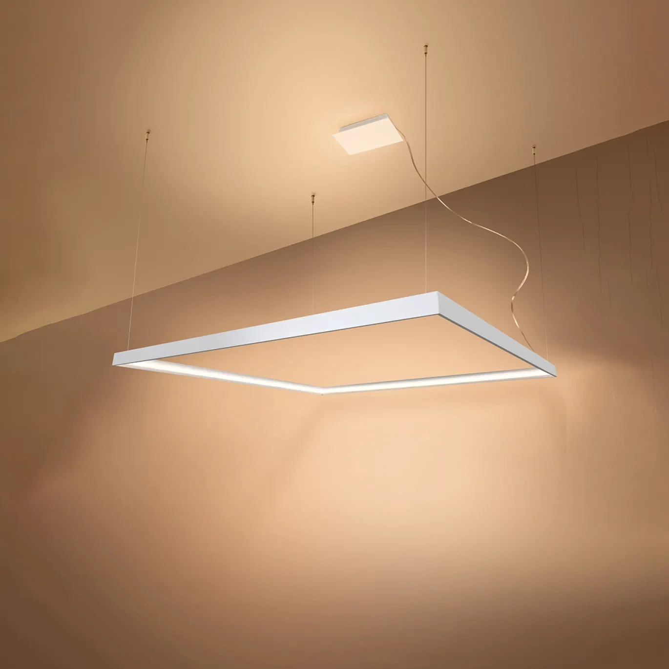 Hanglamp Nelya L Wit 3000K - Giga Meubel