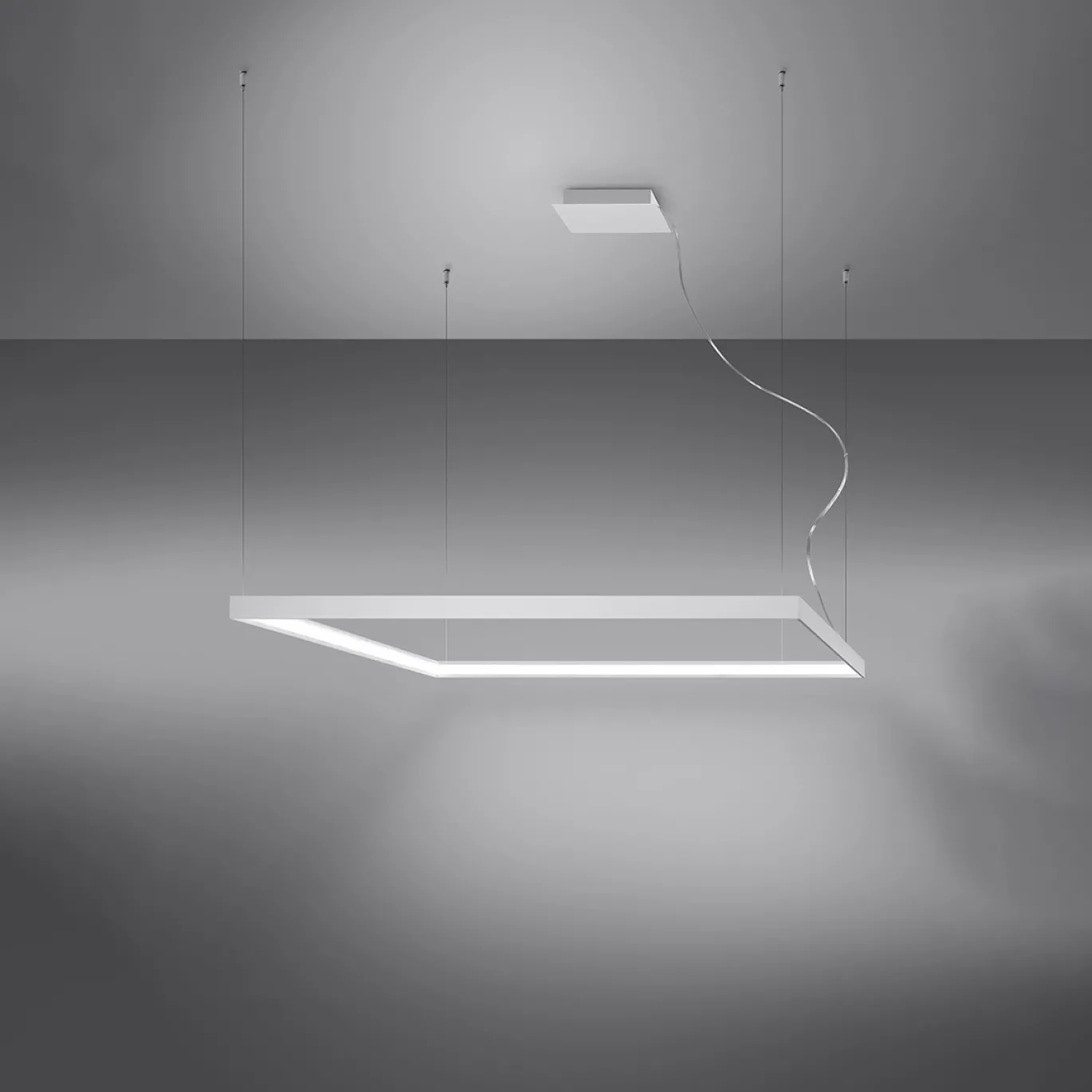 Hanglamp Nelya L Wit 4000K - Giga Meubel