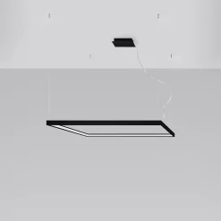 Hanglamp Nelya L Zwart 3000K - Giga Meubel