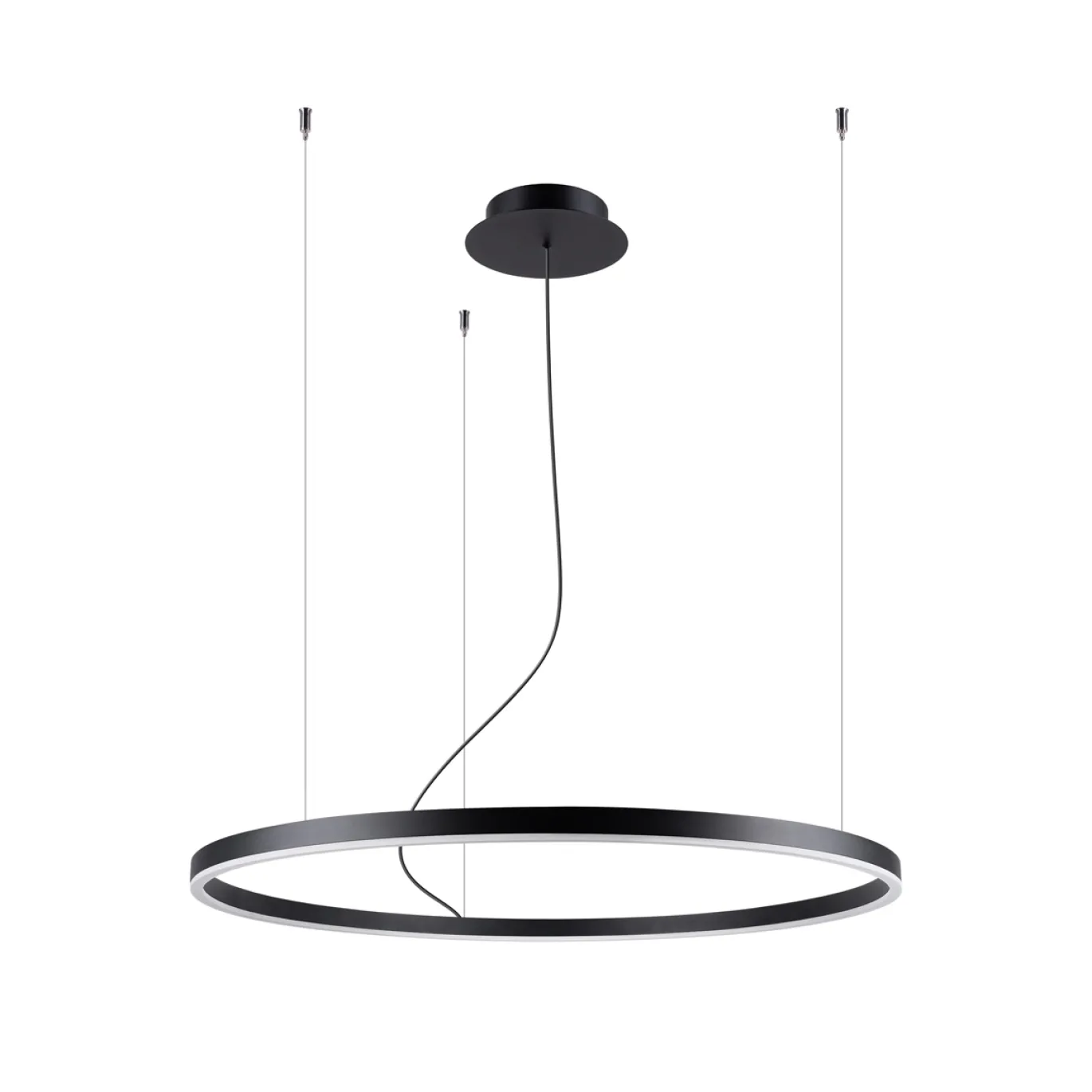 Hanglamp Oda Zwart LED Ø80cm - Giga Meubel