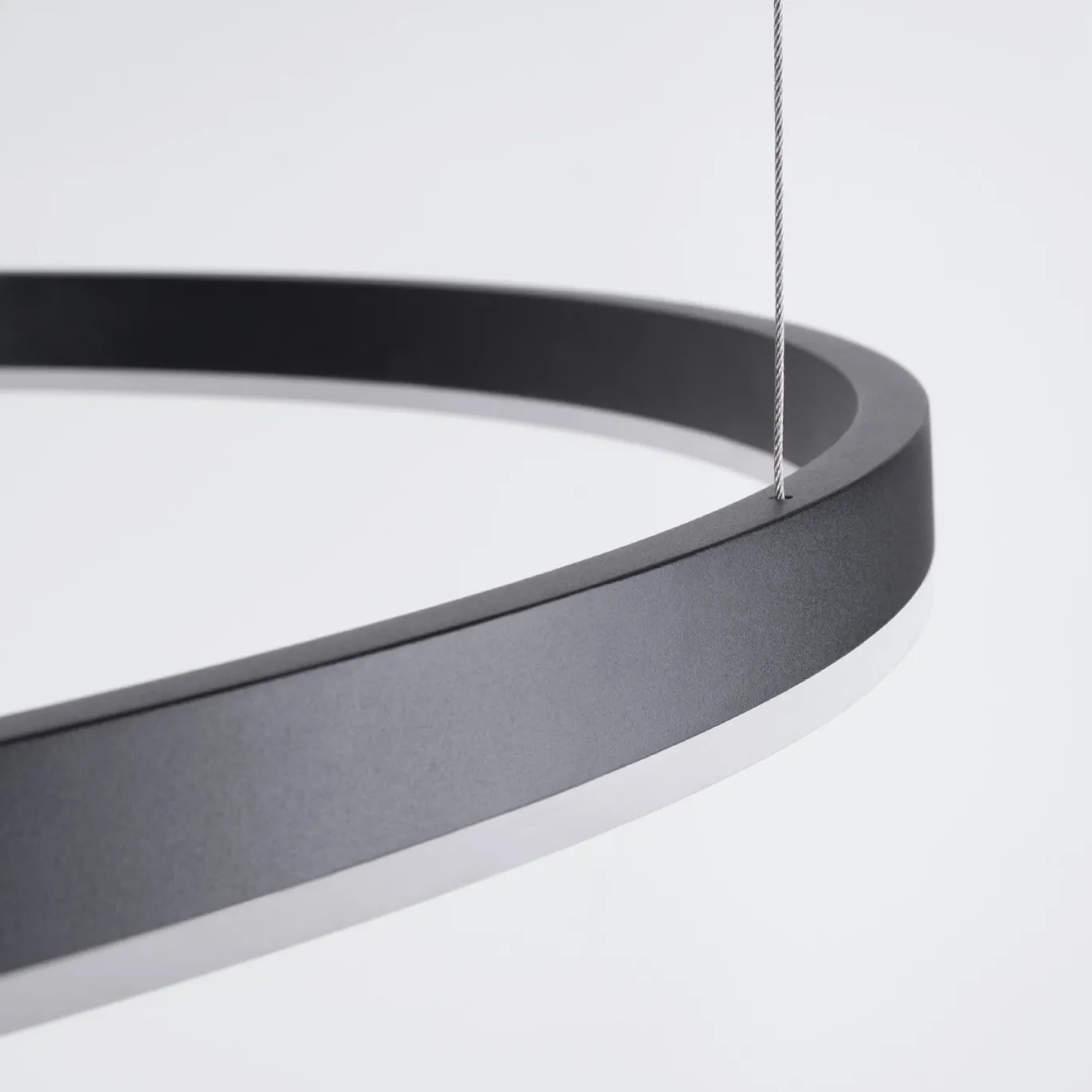 Hanglamp Oda Zwart LED Ø80cm - Giga Meubel