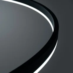 Hanglamp Oda Zwart LED Ø80cm - Giga Meubel