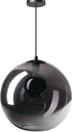 Hanglamp Orb 1-Lichts Smoke Glas Ø40cm - Giga Meubel