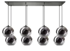 Hanglamp Orb 8-Lichts Smoke Glas - Giga Meubel
