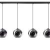 Hanglamp Orb 4-Lichts Smoke Glas - Giga Meubel