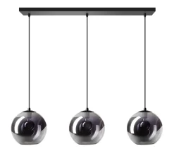 Hanglamp Orb 3-Lichts Smoke Glas - Giga Meubel